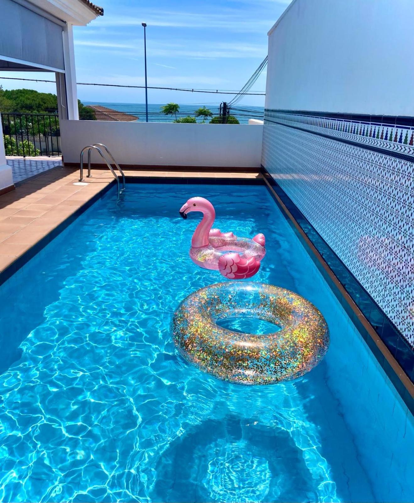 Chalet Playa Mazagon Bagian luar foto
